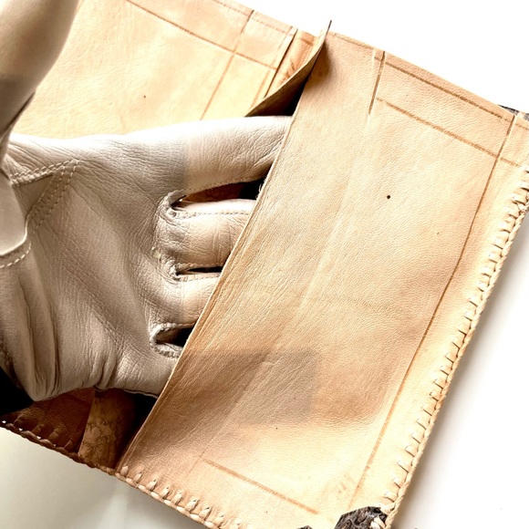 ❗️Sold❗️Vintage 20s Python Wallet Billfold - Picture 8 of 11